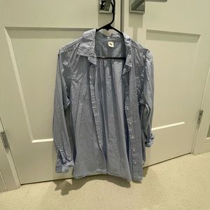 Oversized button down